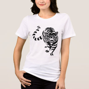 Fierce Grace - Women's Tiger Graphic Tri-Blend T-S Shirt