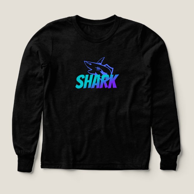 Fierce Gradient Shark Logo | Bold Ocean Vibes (Design Vorderseite)