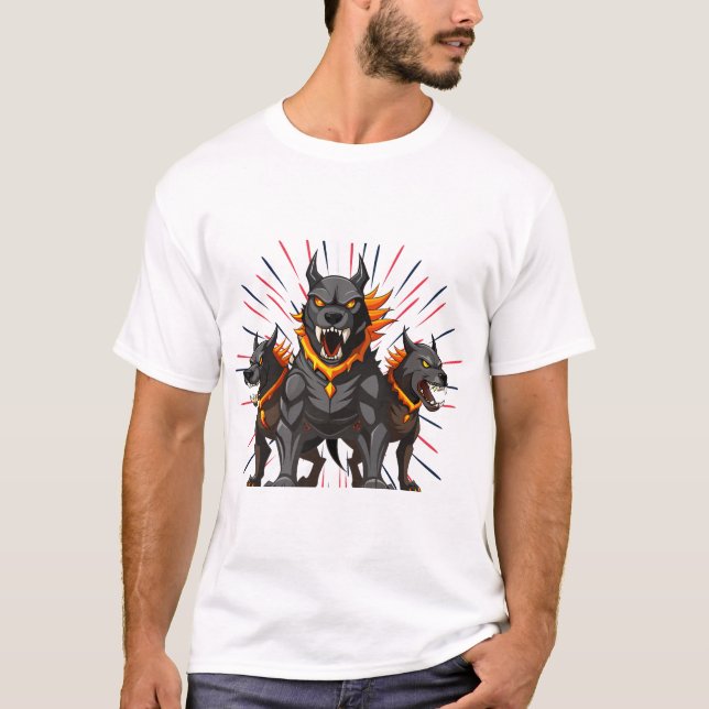 Fierce Guard Hunde - Entfesseln Sie ihren Power! T-Shirt (Vorderseite)