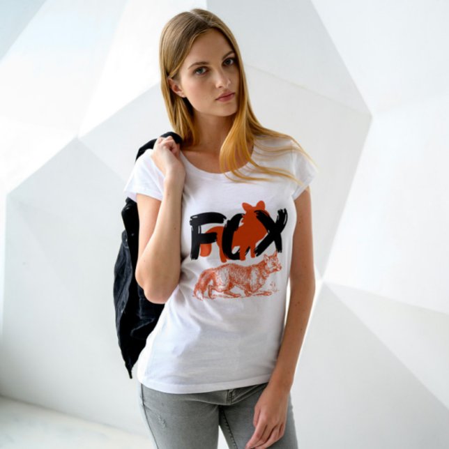 Fierce in FOX lösen Vertrauen Frauen Männer T-Shirt (Von Creator hochgeladen)