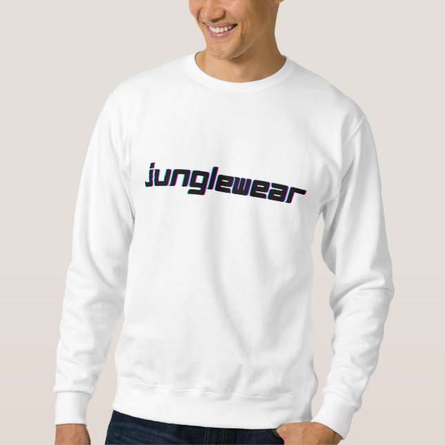 Fierce Jungle sharkGraphic Design - Bold Streetwea Sweatshirt (Vorderseite)