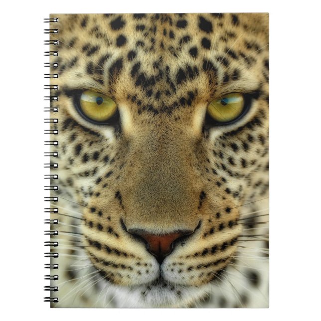 Fierce Leopard Notizblock (Vorderseite)