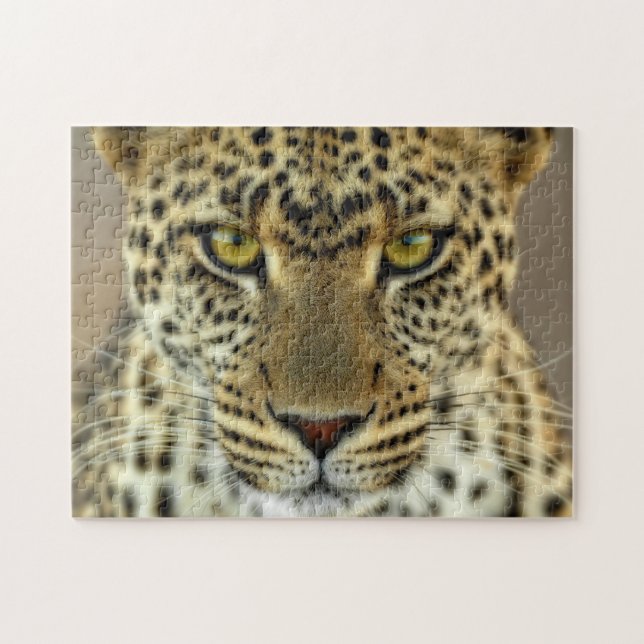 Fierce Leopard Puzzle (Horizontal)