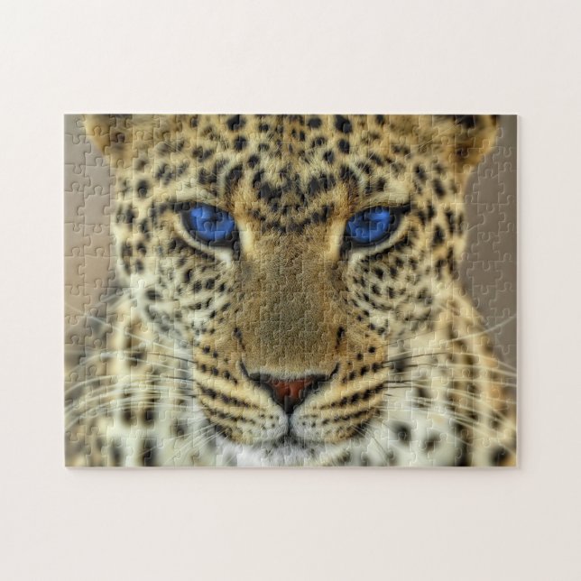 Fierce Leopard Puzzle (Horizontal)