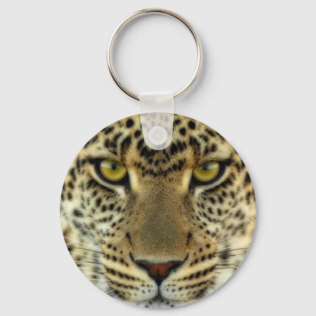 Fierce Leopard Schlüsselanhänger (Vorderseite)