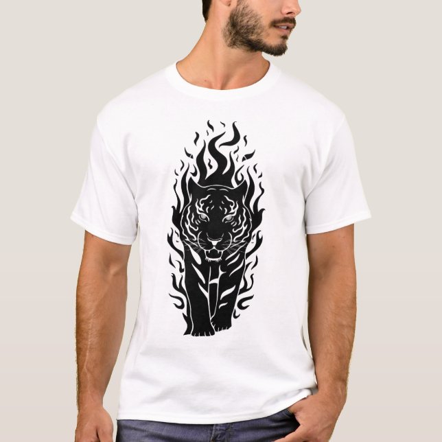 Fierce Majestät: The Tiger Collection T-Shirt (Vorderseite)