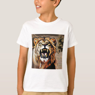 Fierce Majestic Lion - König der Tiere T-Shirt