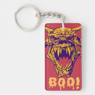 Fierce Monster BOO Halloween Beängstigend Design S Schlüsselanhänger