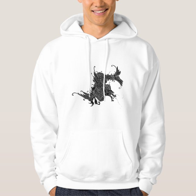 Fierce Oriental Dragon Hoodie (Vorderseite)