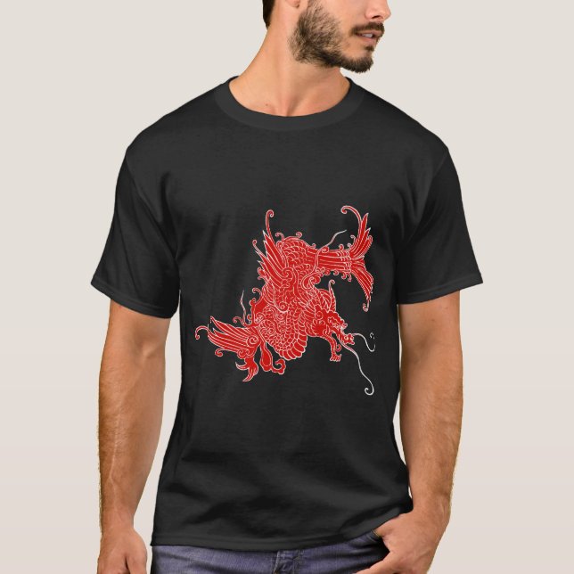 Fierce Oriental Dragon T - Shirt (Vorderseite)