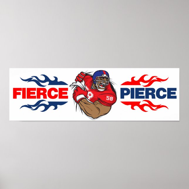 Fierce Pierce Poster (Vorne)
