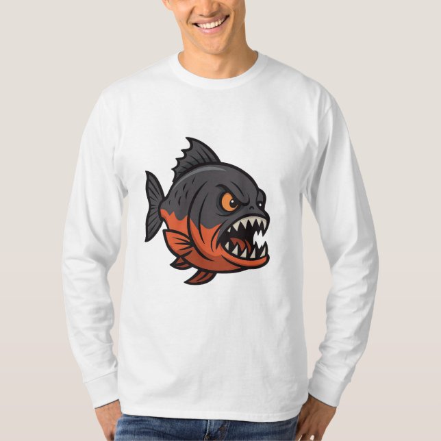 Fierce Piranha T-Shirt (Vorderseite)