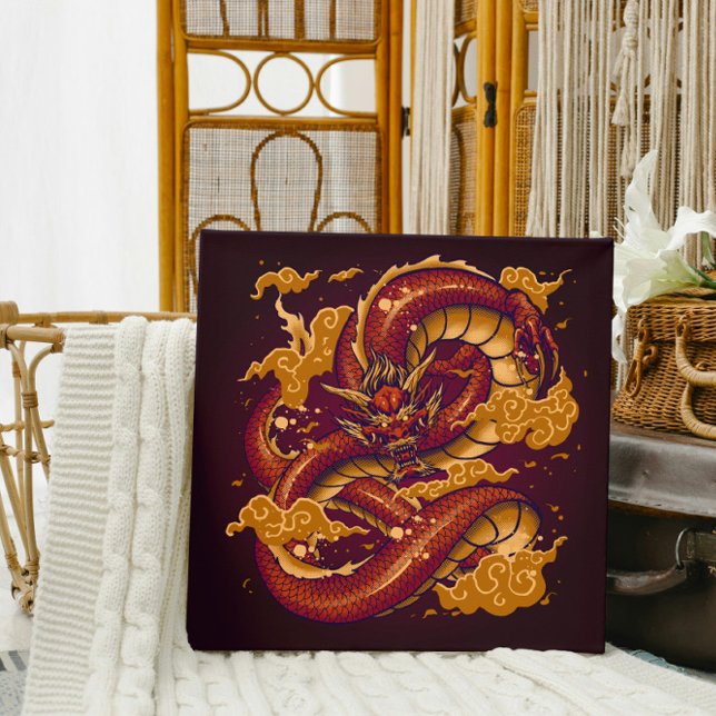 Fierce Red Dragon Poster (Von Creator hochgeladen)