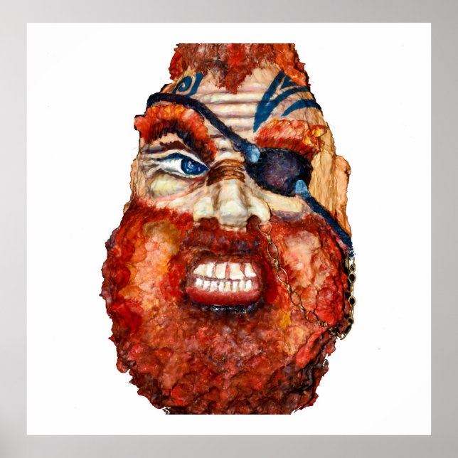 Fierce Scandinavian Viking Poster (Vorne)