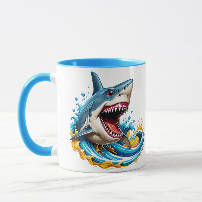 Fierce Shark Tasse Dynamischer Wasserschlauch (Links)