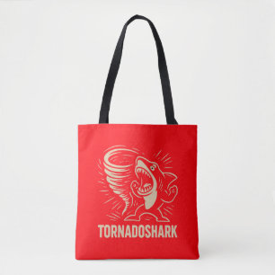 Fierce shark tornado art design for viral