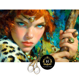 Fierce Stamm Krieger Dekoupage Seidenpapier