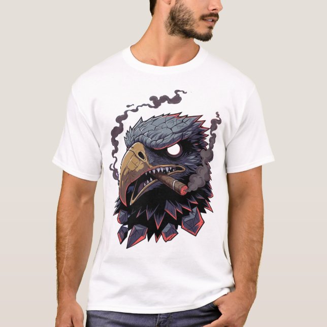 Fierce Stone Eagle Mascot T-Shirt (Vorderseite)