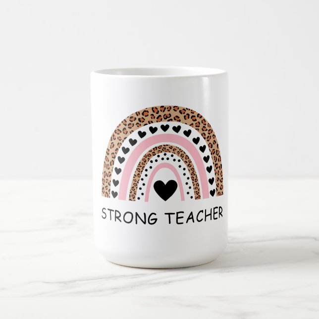 Fierce Teacher Valentine Kaffeetasse (Mittel)