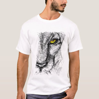 "Fierce Tiger Face" T - Shirt Design