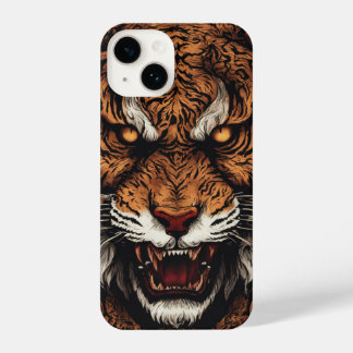 Fierce Tiger iPhone Cover - Roaring Protection for 14 Hülle