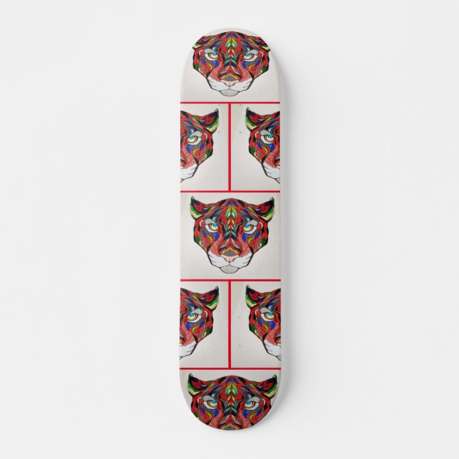 Fierce Tiger Skateboard (Vorne)