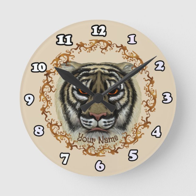 Fierce Tiger Uhr (Vorderseite)