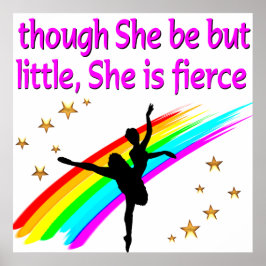 FIERCE UND MÄCHTIGE TANZERIN POSTER