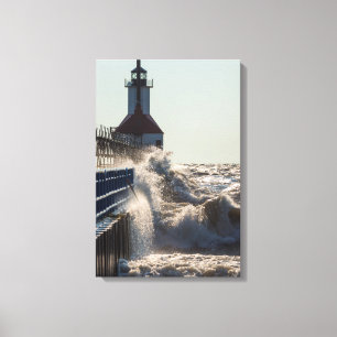 Fierce Waves bei St Joseph Leinwanddruck