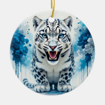 Fierce White Leopard
