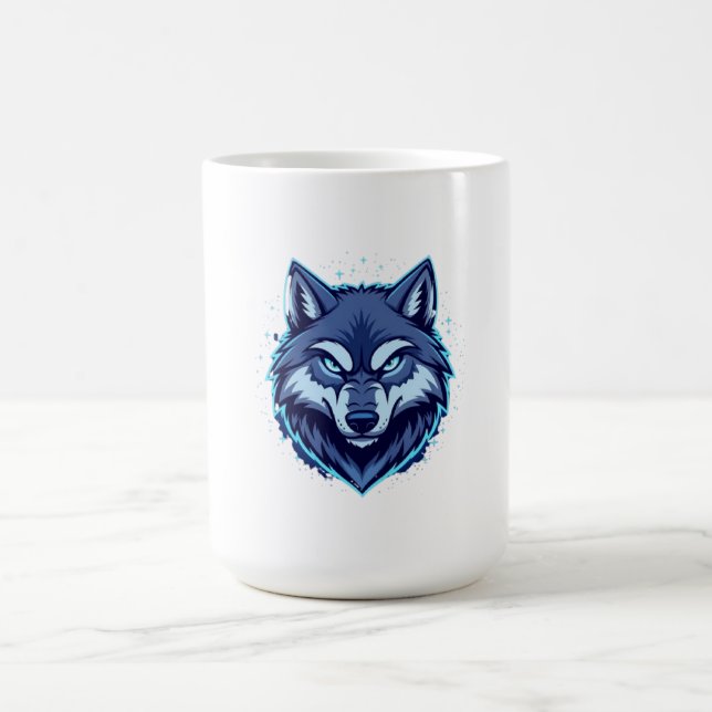 Fierce Wolf – Symbol of Strength and Freedom Kaffeetasse (Mittel)