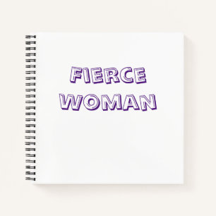 Fierce Woman Notebook Notizbuch