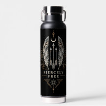 Fiercely Free Minimalistische Silhouette Tumbler