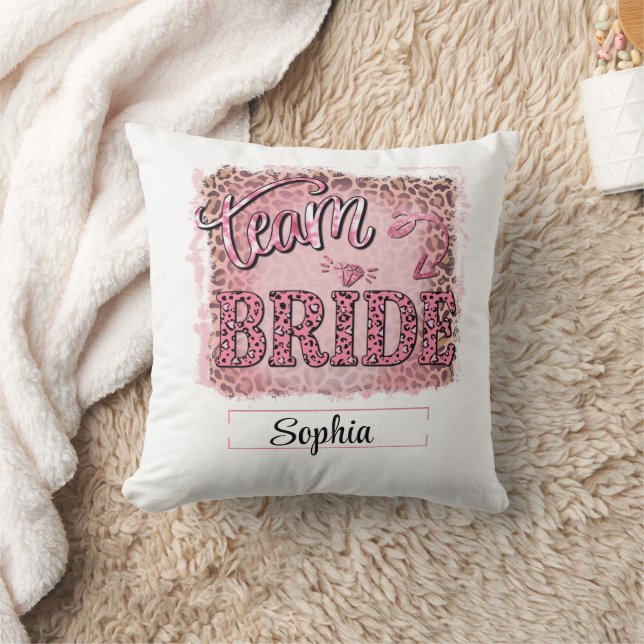 Fierces & Fun Team Bride Custom Design Kissen (Decke)