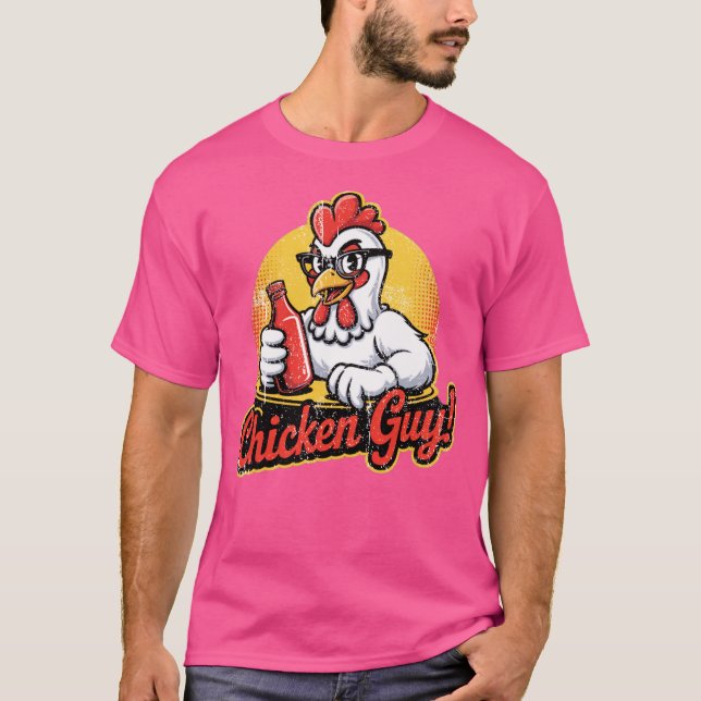 Fieri Hühnchen-Typ T-Shirt (Vorderseite)