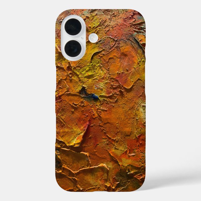Fiery Abstrakt Texture Case-Mate iPhone Hülle (Rückseite)