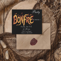 Fiery Bonfire Art