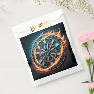Fiery Dartboard mit Bullseye Explosion Geschenktütchen