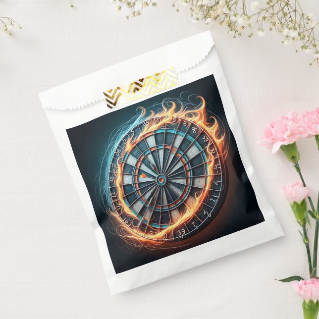 Fiery Dartboard mit Bullseye Explosion Geschenktütchen (Versiegelt)