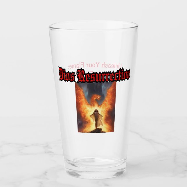Fiery Dragon Spirit Glass Cup Glas (Vorderseite)