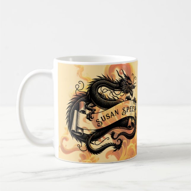 Fiery Dragon Tasse (Links)