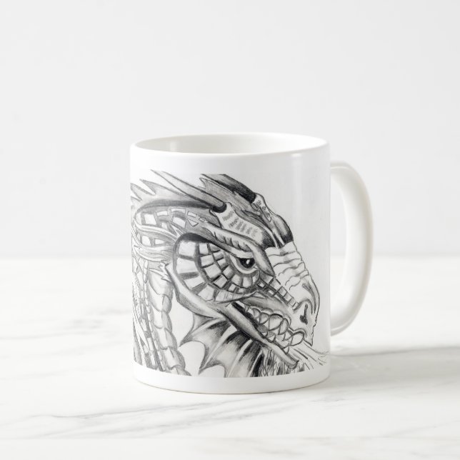 Fiery Dragon Tasse (VorderseiteRechts)
