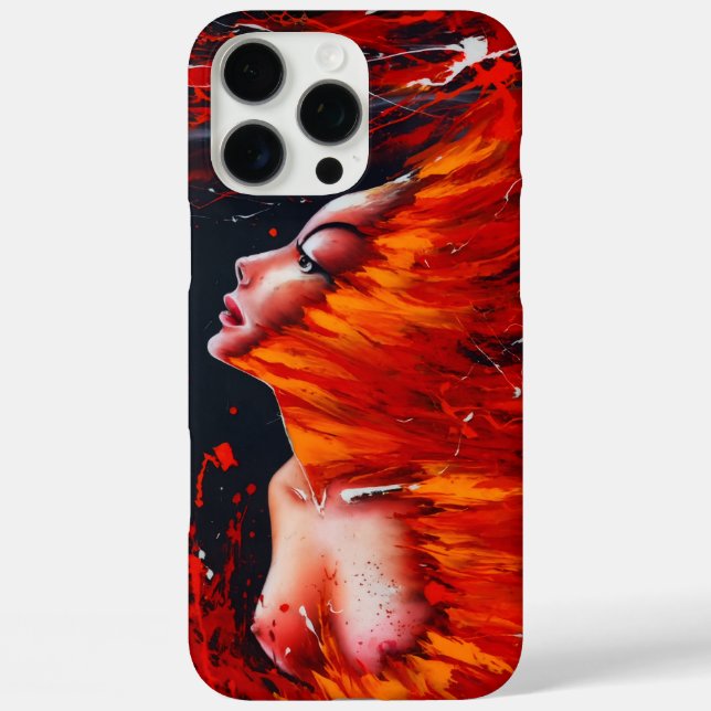 Fiery Elegance Case-Mate iPhone Hülle (Rückseite)
