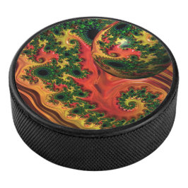 Fiery Elegance - Eine Studie über Komplexität Eishockey Puck