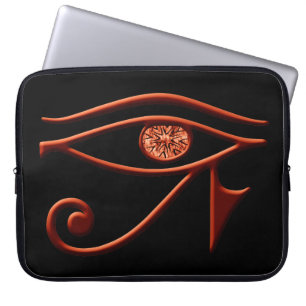 Fiery Eye Horus Laptop Sleeve