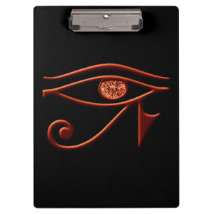 Fiery Eye of Horus Clipboard Klemmbrett