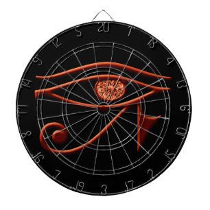 Fiery Eye of Horus Dart Board Dartscheibe
