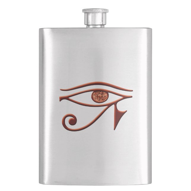 Fiery Eye of Horus Flask Flachmann (Vorderseite)