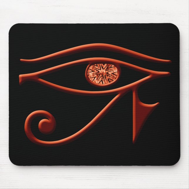 Fiery Eye of Horus Mouse Pad Mousepad (Vorne)