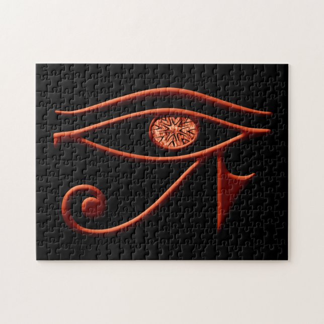 Fiery Eye of Horus Puzzle (Horizontal)